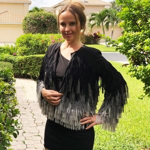 Joella Frindge Jacket XS Black Guess by Marciano